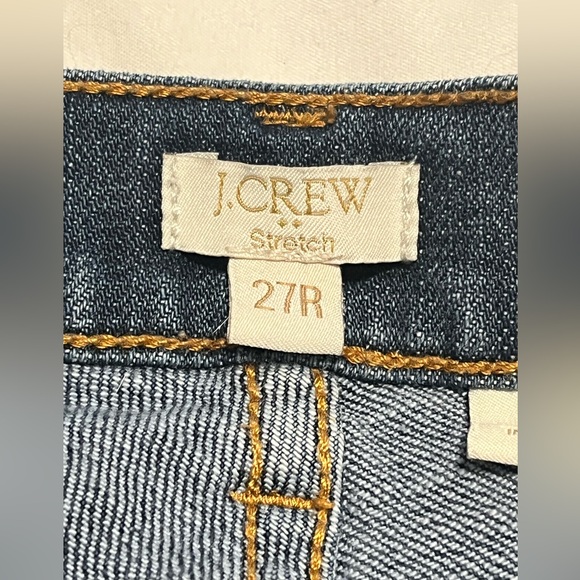 J. CREW Women’s Stretch Essential Straight Jeans in Deep Blue Size 27R - Picture 7 of 14